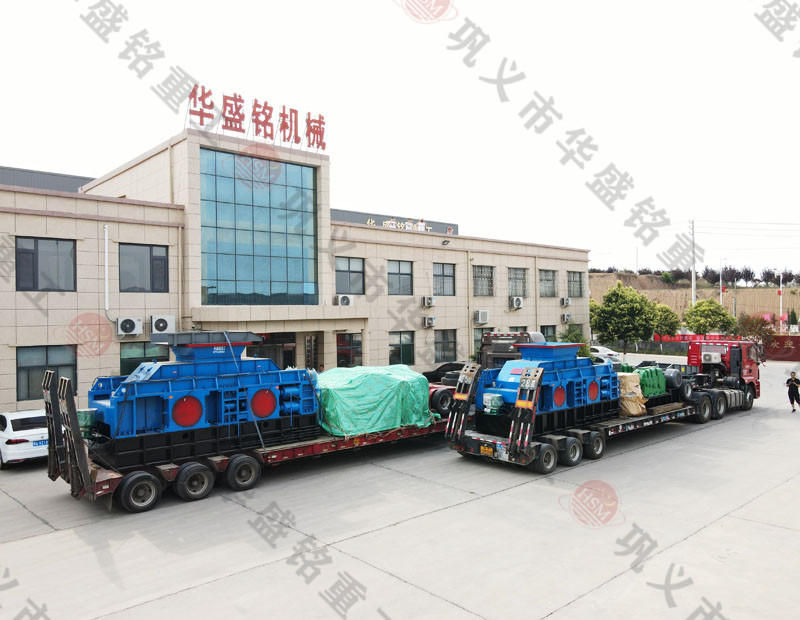 水泥廢料用什么破碎好？就用液壓對(duì)輥制砂機(jī)